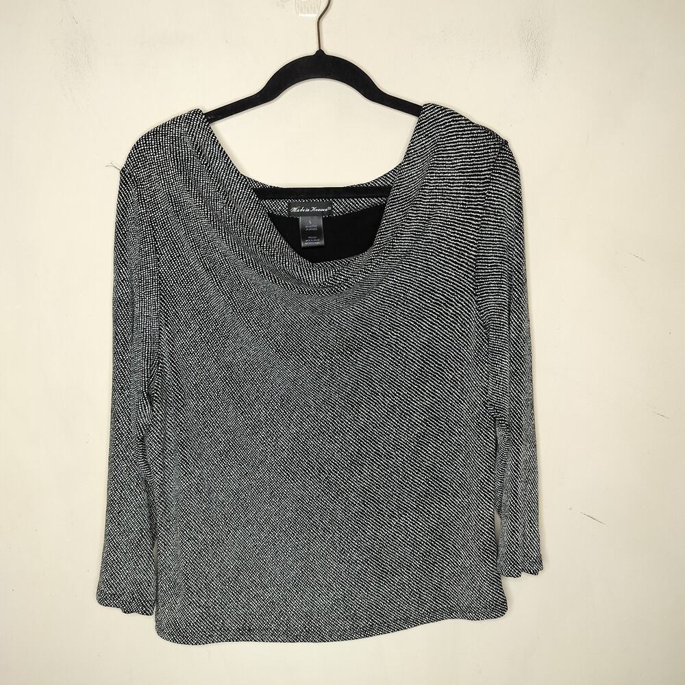 Made in Heaven Stretch Jersey Cowl Neck‎ Spotted